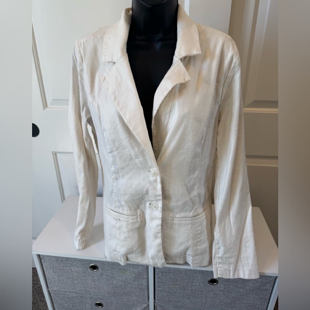 Level 99 Off-White Blazer
